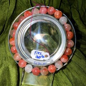 Fire Quartz Beaded Bracelet